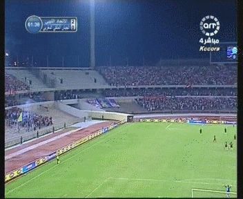 هدف لاعب الأتحاد سالم الروانى فى مرمى الجيش الملكى 