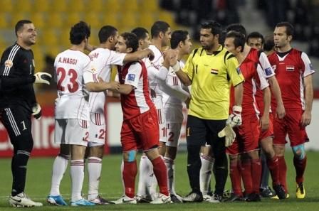 مباراة الأردن وسوريا في ايران 