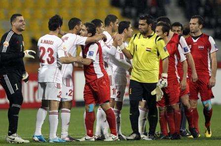 مباراة الأردن وسوريا في ايران 