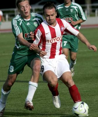 من مباراة ريد ستار وليفاديا