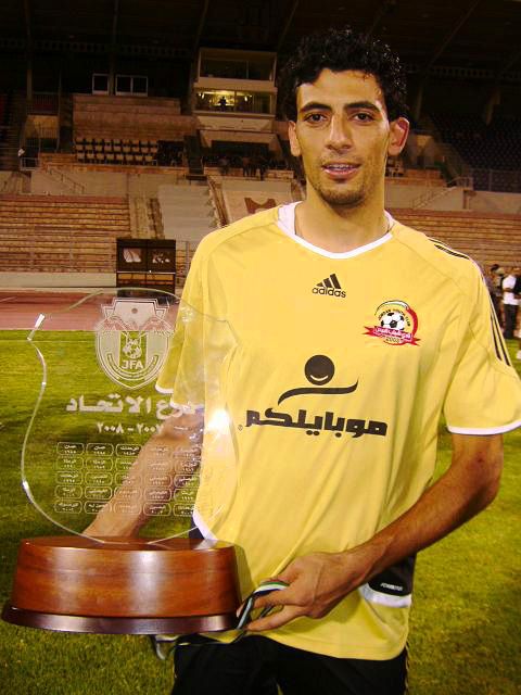 نجم اللقاء حارس شباب الاردن معتز ياسين وبعدسة كووورة