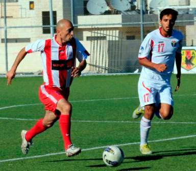 من مباراة شباب الأردن والأولمبي اليوم