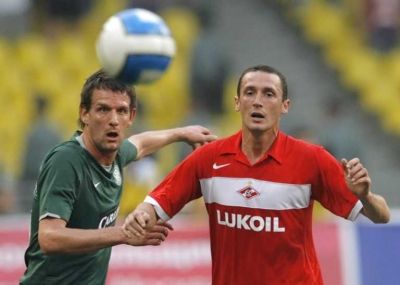 جانب من مباراة سبارتاك موسكو و سيلتيك 