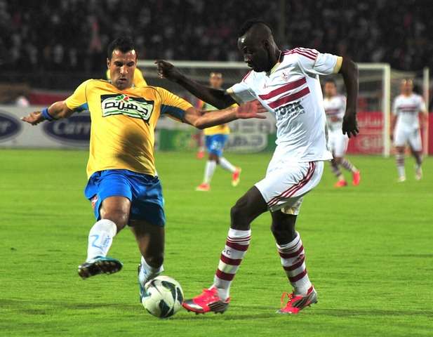 لقطة من مباريات الدوري المصري