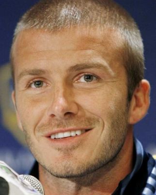 اللاعب الانجليزي ديفيد بيكهام 