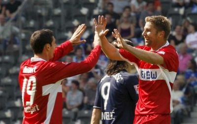 من مباراة شتوتجارت و هرتا برلين