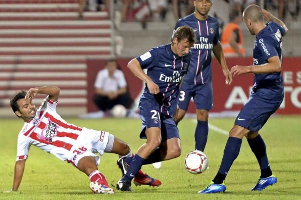لقطة من مباريات الدوري الفرنسي