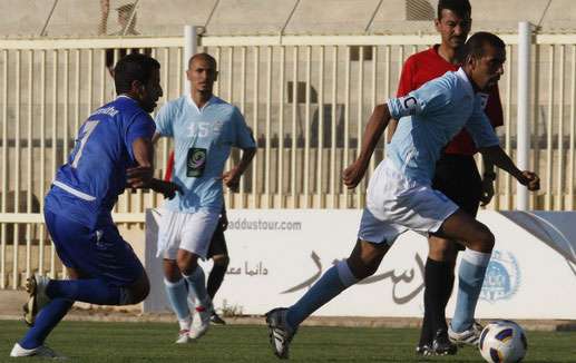 من لقاء سابق بين الفيصلي والرمثا