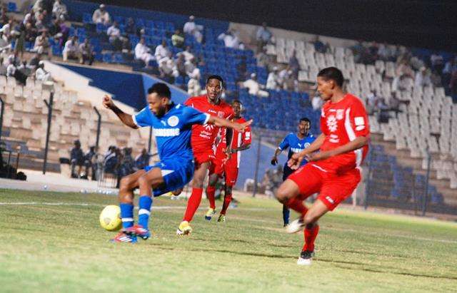 جانب من مباراة الهلال والاهلي