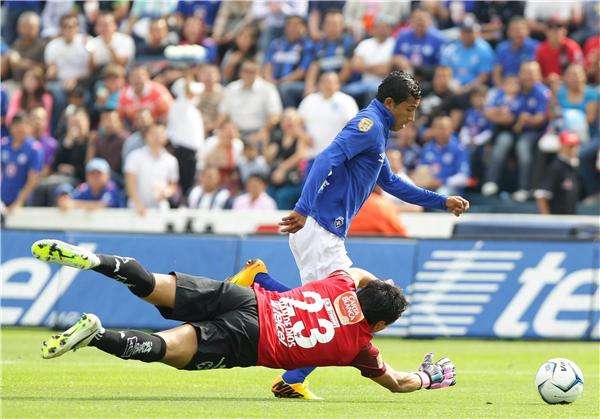 هجمه خطرة لفريق كروز أزول على مرمى مونتيري