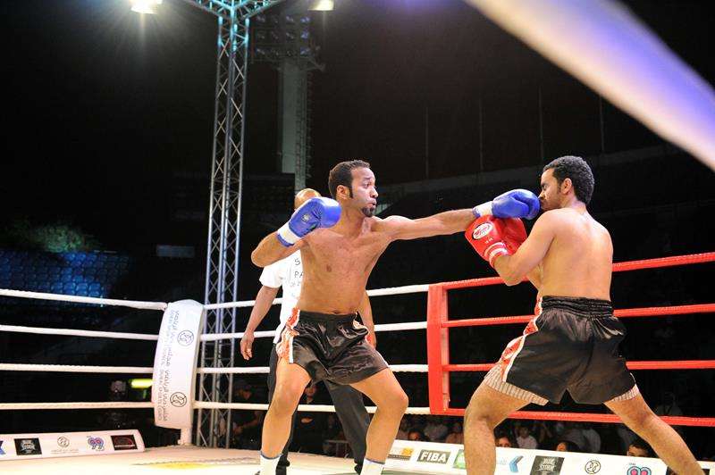 جانب من بطولة سابقة للملاكمة العربية