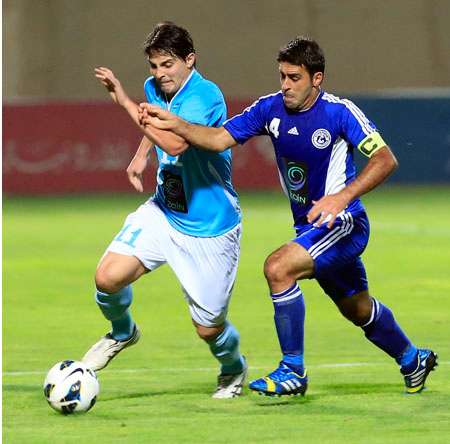 من لقاء الفيصلي والرمثا