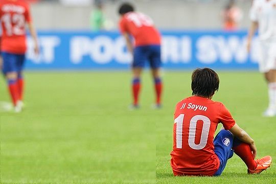 الكورية الجنوبية جي سو يون في حالة حزن بعد خسارة منتخبها أمام الصين