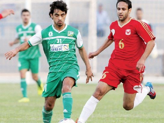 مشاري براك في مشاركة سابقة مع الفحيحيل امام العربي