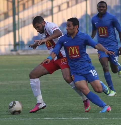 لقطة من مباريات الدوري المصري