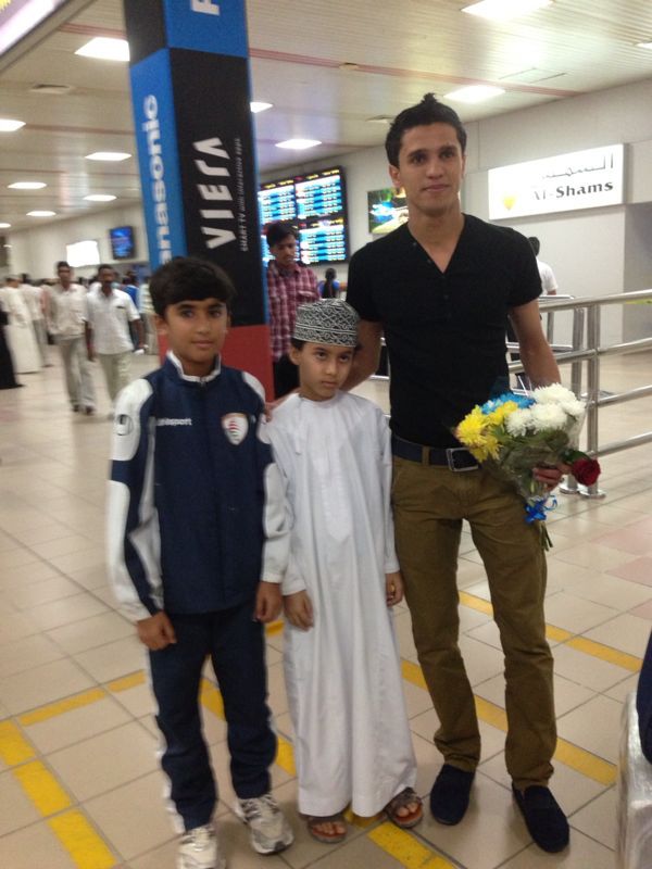 الهاجري لدى وصوله