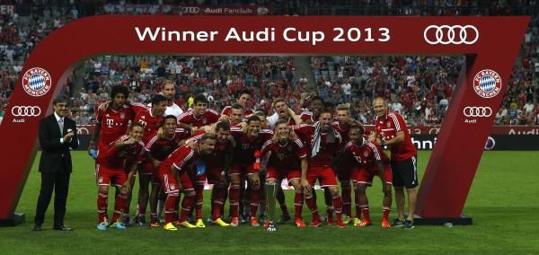 بايرن يحتفل بلقب كأس أودي