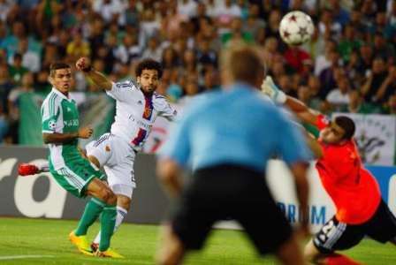 صلاح يسجل الهدف الأول