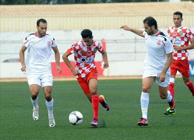 لقطة من المباراة 