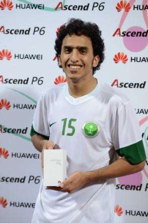 لاعب السعودية صالح العمري