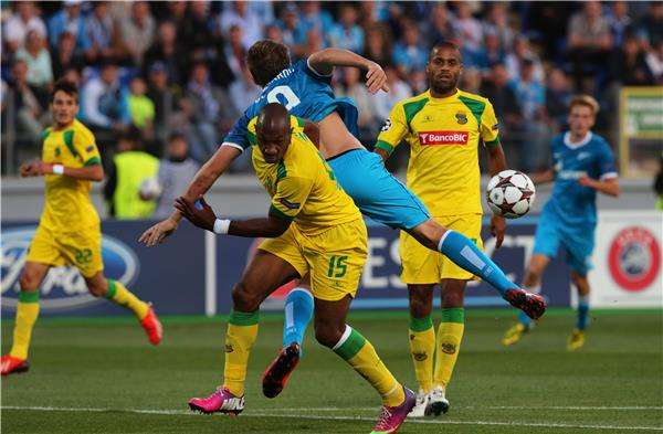 لقطة من المباراة