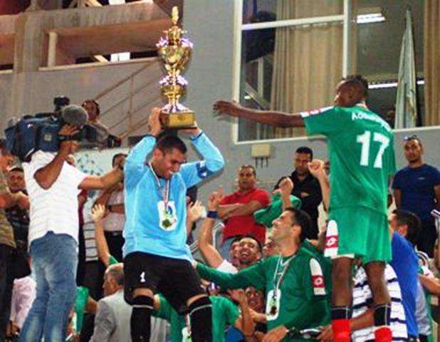 أثناء تتويج الظاهرية بلقب النسخة الماضية