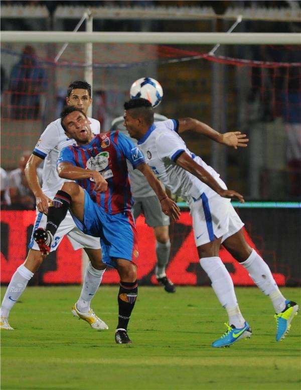 من مباراة إنتر ميلان وكاتانيا