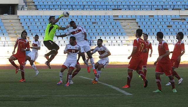  الحارس السوري مصعب بلحوس يبعد بالـ