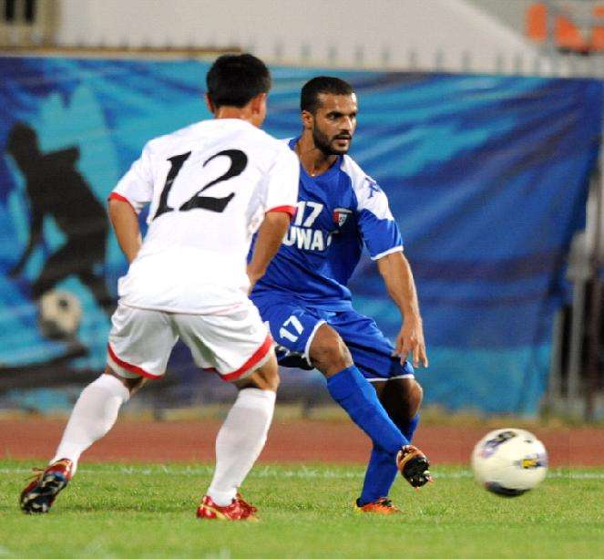 المطوع قاد الكويت للفوز على كوريا