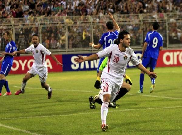 فرحة المنتخب الأردني بالتقدم لم تدم طويلا