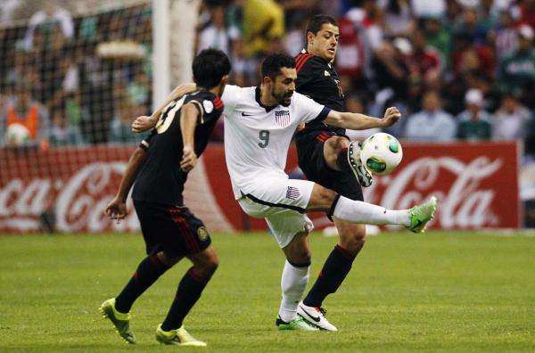 من مباراة سابقة بين أمريكا والمكسيك