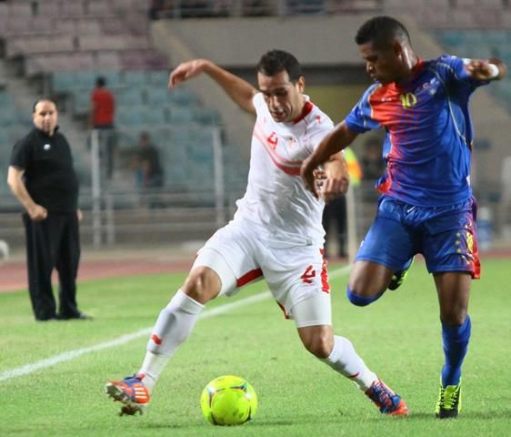 من مباراة تونس والرأس الأخضر