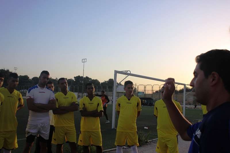 أبورضوان في تدريبات اليوم