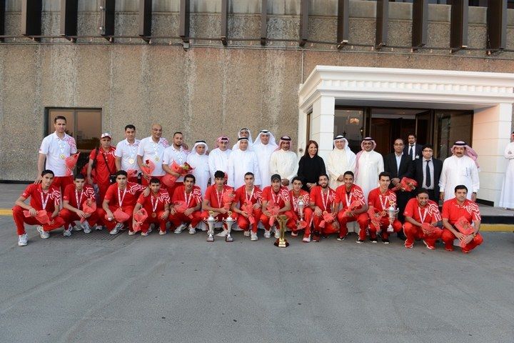 صور متفرقة من الاستقبال