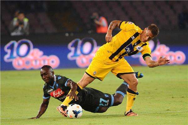 من مباراة نابولي واتلانتا
