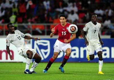 جدو يسجل في مرمى غانا في نهائي أمم أفريقيا 2010