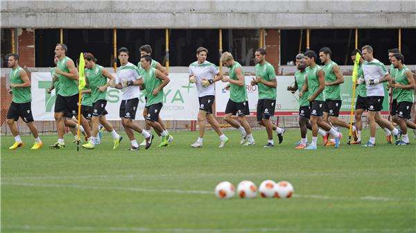 تدريب ريال بيتيس قبل مباراة ليون