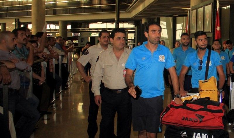 من وصل بعثة الفيصلي مطار الأردن