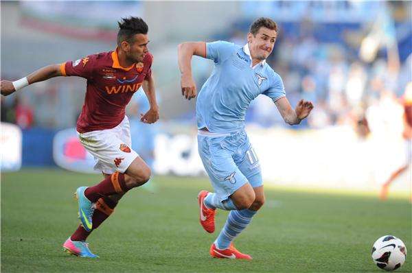 من مباراة سابقة بين روما ولاتسيو