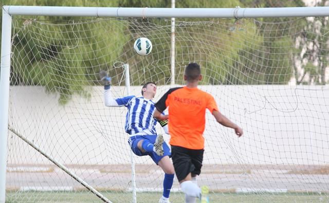 احدى اهداف اللقاء للمنتخب الفلسطيني