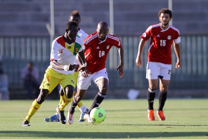 من لقاء مصر مع غينيا الأخير الذي أقيم في الجونة
