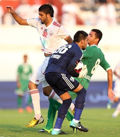 لقطة من المباراة 