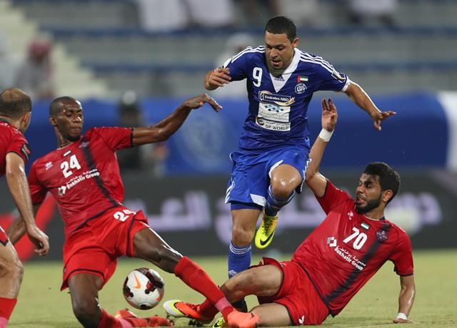 لقطة من المباراة 