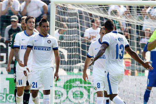 فرحة لاعبي الانتر تكررت 7 مرات