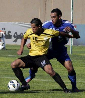 من لقاء "ديربي الشمال" بين الرمثا والحسين اربد