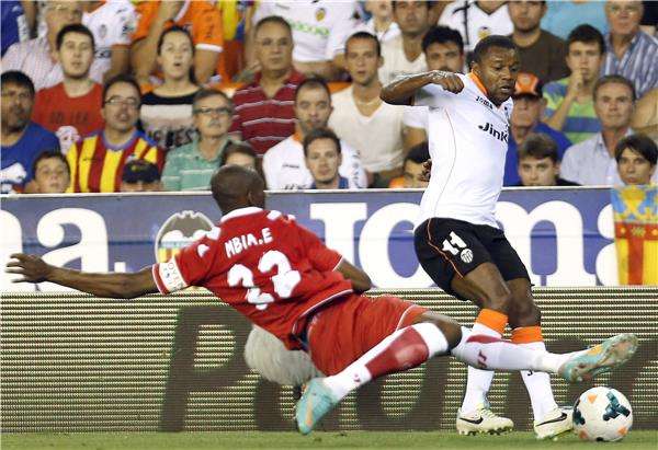 لقطة من المباراة