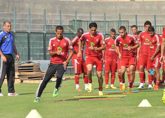 جانب من تدريبات الاهلي  "ارشيفية" 