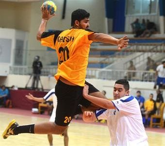 جانب من مباراة القادسية مع الجهراء