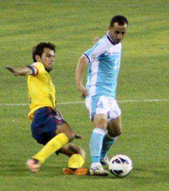 من المباراة  (( تصوير: محمود عزالدين ))