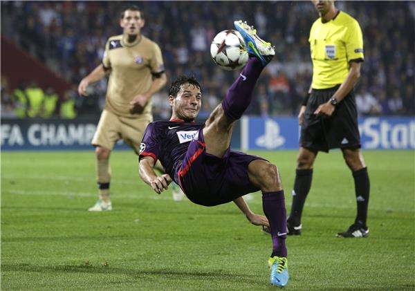 من مباراة دينامو زغرب وأوستريا فيينا